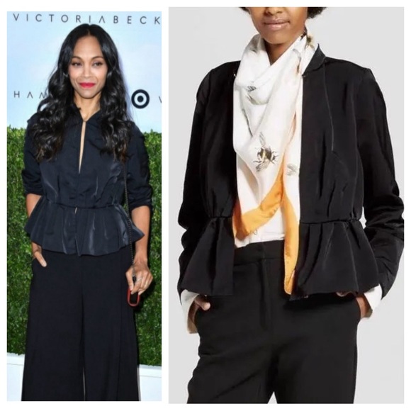 Victoria Beckham for Target Jackets & Blazers - NWT Victoria Beckham Target Black Peplum Jacket
